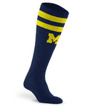 Wholesale Cozy Feather Compression Varsity Stripe - Michigan Wolverines LARGE