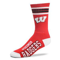 Wholesale Wisconsin Badgers - 4 Stripe Deuce LARGE