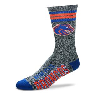 Boise State Broncos - Marbled 4 Stripe Deuce LARGE