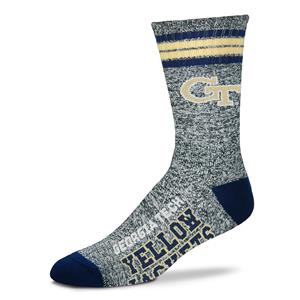 Georgia Tech Yellow Jackets - Marbled 4 Stripe Deuce LARGE