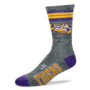 LSU Tigers - Marbled 4 Stripe Deuce LARGE