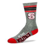 North Carolina State Wolfpack - Marbled 4 Stripe Deuce LARGE