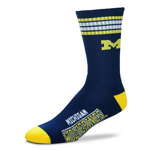 Wholesale Michigan Wolverines - 4 Stripe Deuce Youth