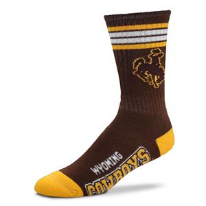 Wholesale Wyoming Cowboys - 4 Stripe Deuce LARGE