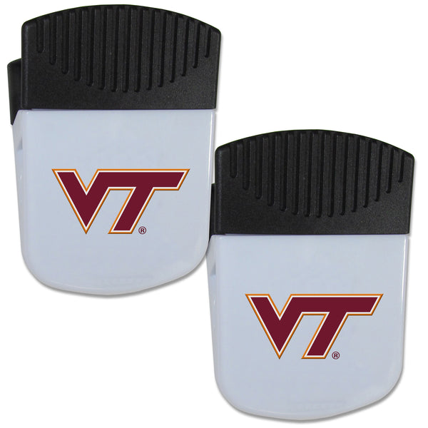 Virginia Tech Hokies Chip Clip Magnet with Bottle Opener, 2 pack