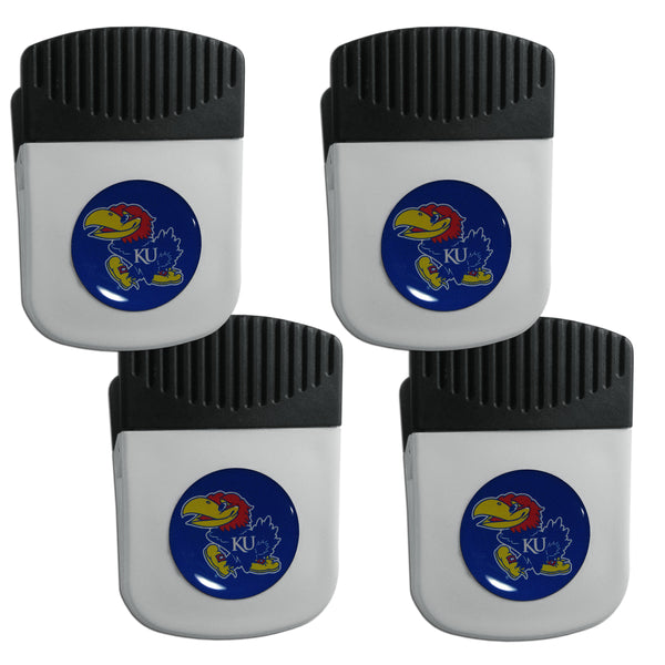 Kansas Jayhawks Clip Magnet with Bottle Opener, 4 pack