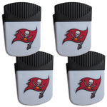 Tampa Bay Buccaneers Chip Clip Magnet with Bottle Opener, 4 pack