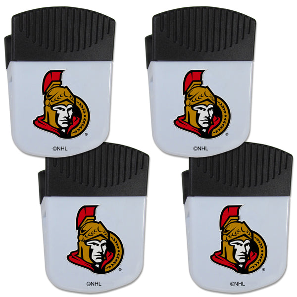 Ottawa Senators® Chip Clip Magnet with Bottle Opener, 4 pack