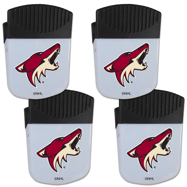 Arizona Coyotes® Chip Clip Magnet with Bottle Opener, 4 pack