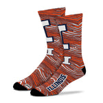 Zubaz Zubified - Illinois Fighting Illini LARGE