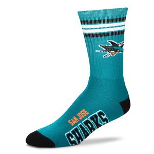 Wholesale San Jose Sharks - 4 Stripe Deuce MEDIUM