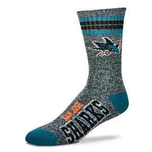 San Jose Sharks - Marbled 4 Stripe Deuce LARGE