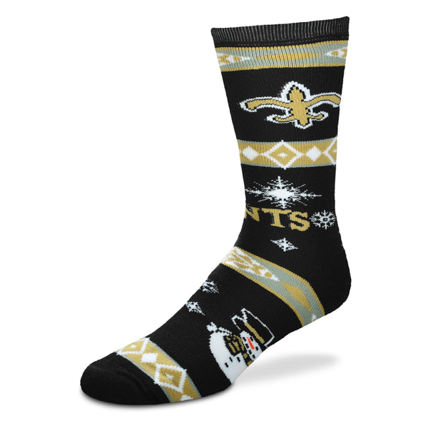 New Orleans Saints - Holiday Blanket Motif Custom LARGE