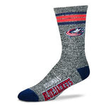 Columbus Blue Jackets - Marbled 4 Stripe Deuce LARGE