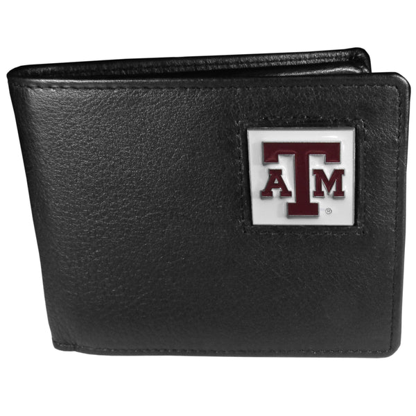 Texas A & M Aggies Leather Bi-fold Wallet