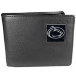 Penn St. Nittany Lions Leather Bi-fold Wallet Packaged in Gift Box