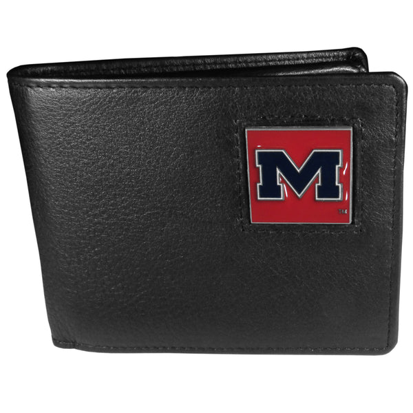 Mississippi Rebels Leather Bi-fold Wallet