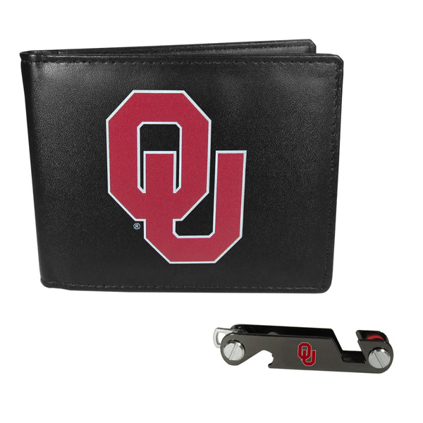 Oklahoma Sooners Bi-fold Wallet & Key Organizer