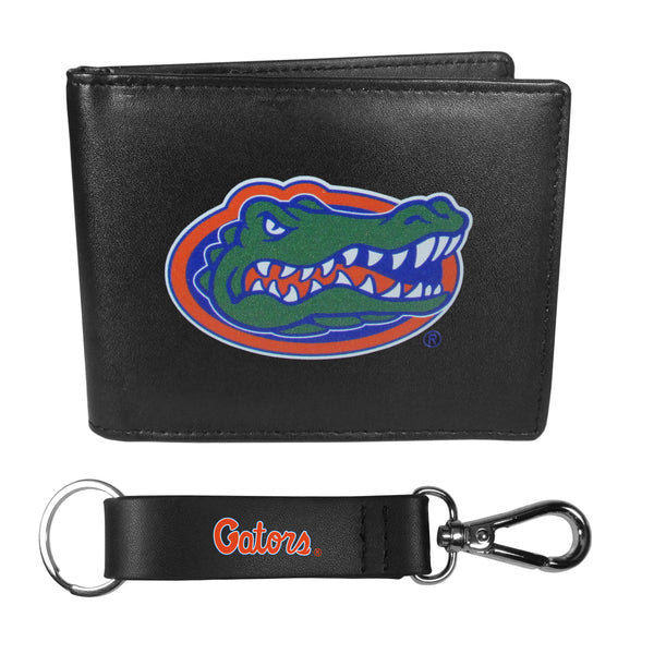 Florida Gators Bi-fold Wallet & Strap Key Chain
