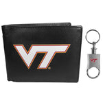 Virginia Tech Hokies Bi-fold Wallet & Valet Key Chain