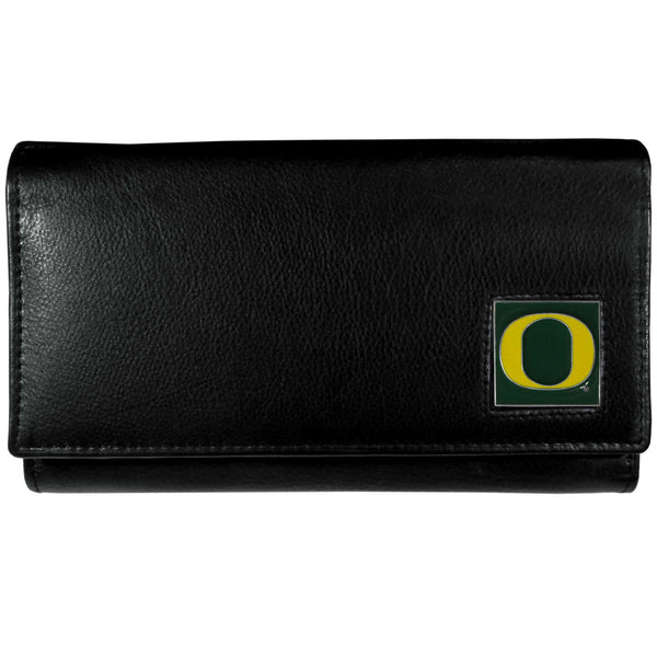 Oregon Ducks Leather Women's Wallet