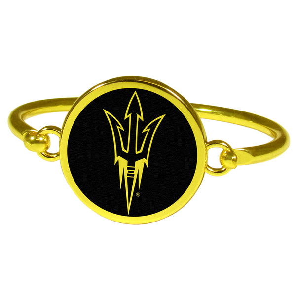 Arizona St. Sun Devils Gold Tone Bangle Bracelet
