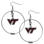Virginia Tech Hokies 2 Inch Hoop Earrings