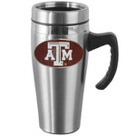 Texas A & M Aggies Steel Travel Mug w/Handle