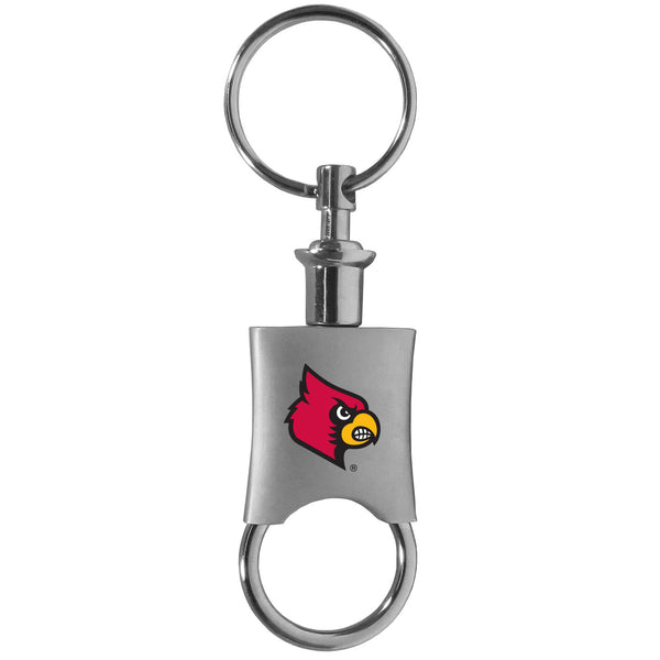 Louisville Cardinals Key Chain Valet Printed