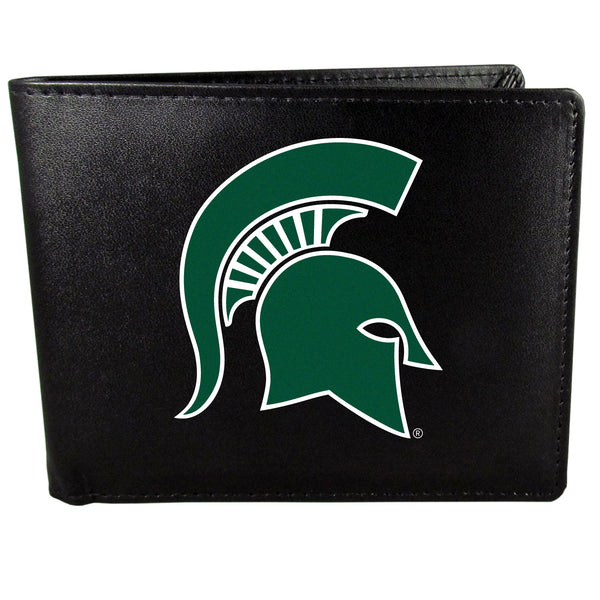 Michigan St. Spartans Leather Bi-fold Wallet, Large Logo
