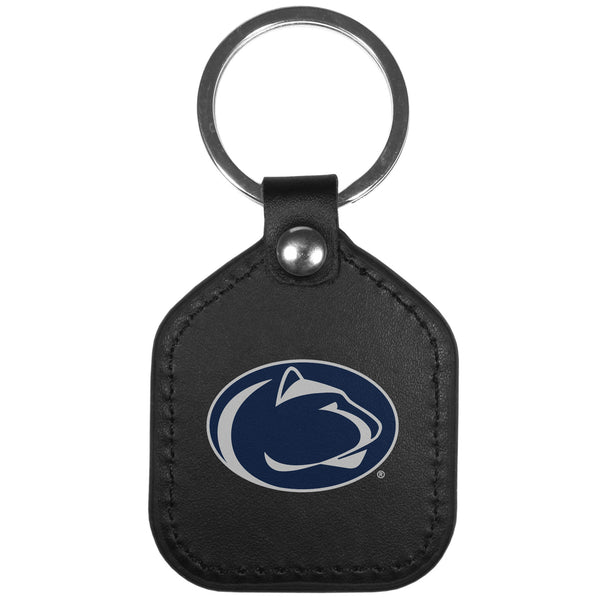 Penn St. Nittany Lions Leather Square Key Chains