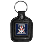 Arizona Wildcats Square Leatherette Key Chain