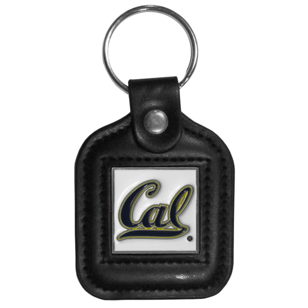 Cal Berkeley Bears Square Leatherette Key Chain