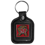 Maryland Terrapins Square Leatherette Key Chain