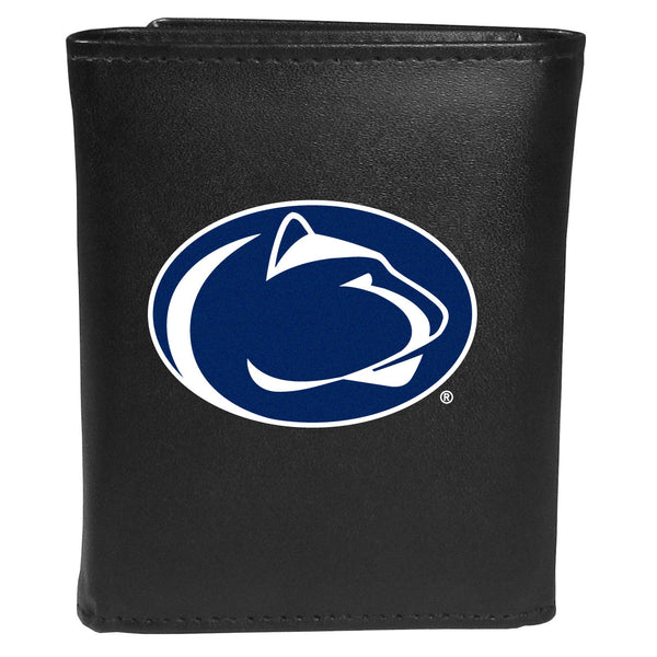 Penn St. Nittany Lions Leather Tri-fold Wallet, Large Logo
