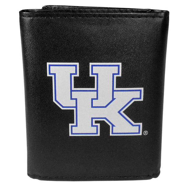 Kentucky Wildcats Leather Tri-fold Wallet, Large Logo