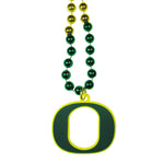 Oregon Ducks Mardi Gras Bead Necklace