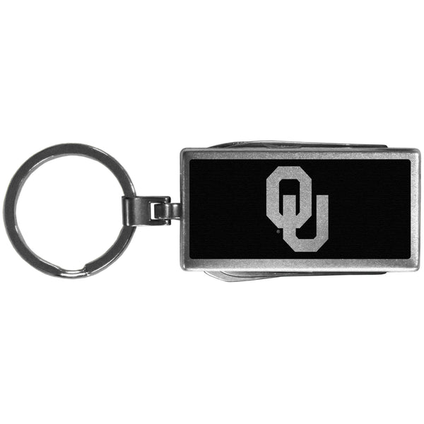 Oklahoma Sooners Multi-tool Key Chain, Black