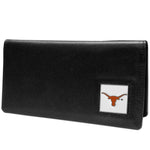 Texas Longhorns Leather Checkbook Cover
