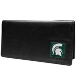 Michigan St. Spartans Leather Checkbook Cover