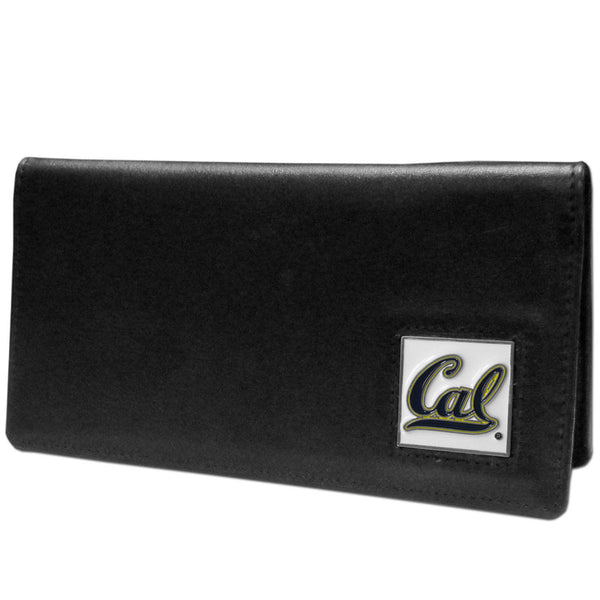 Cal Berkeley Bears Leather Checkbook Cover