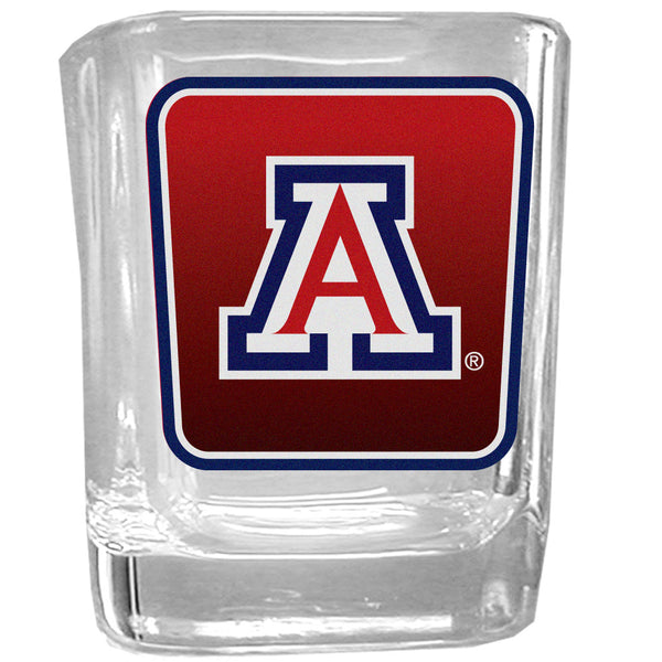 Arizona Wildcats Square Glass Shot Glass