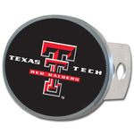 Texas Tech Raiders Oval Metal Hitch Cover Class II and III