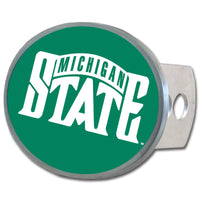 Michigan St. Spartans Oval Metal Hitch Cover Class II and III
