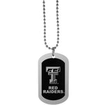 Texas Tech Raiders Chrome Tag Necklace