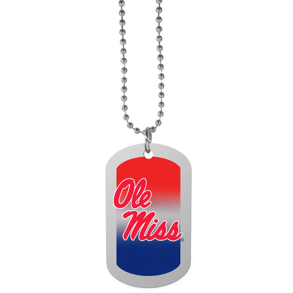 Mississippi Rebels Team Tag Necklace