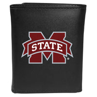 Mississippi St. Bulldogs Tri-fold Wallet Large Logo