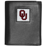Oklahoma Sooners Leather Tri-fold Wallet