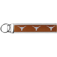 Texas Longhorns Woven Wristlet Key Chain