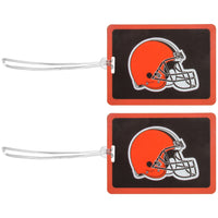 Cleveland Browns Vinyl Luggage Tag, 2pk